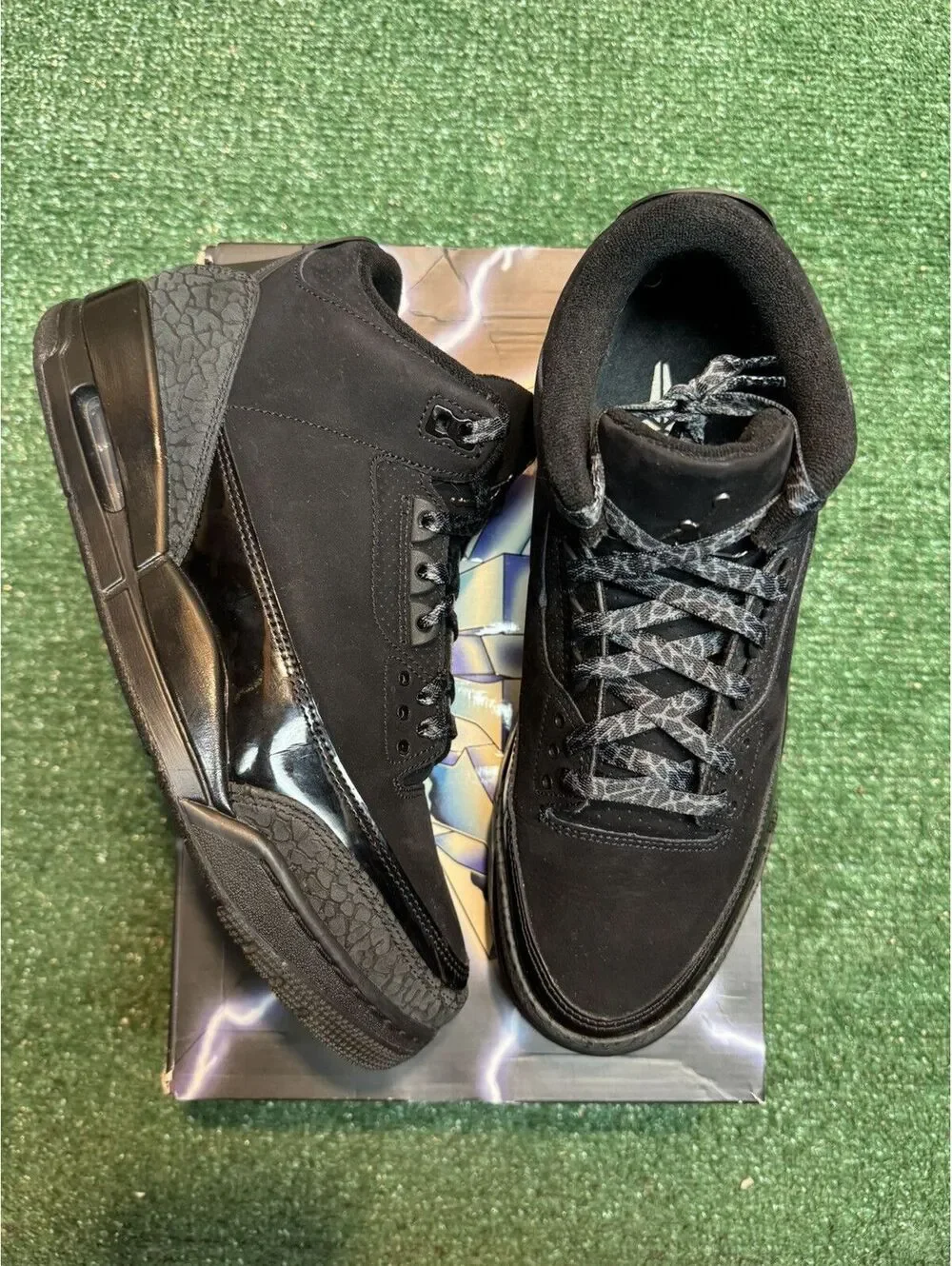 Jordan Retro 3 Black Cat Size 10